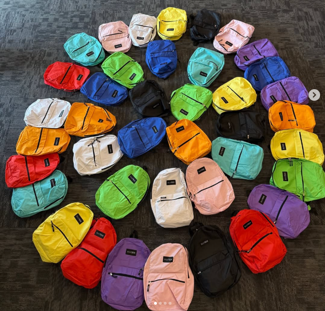 Integrity Cares 2025 donated backpacks and school supplies to kids in the community