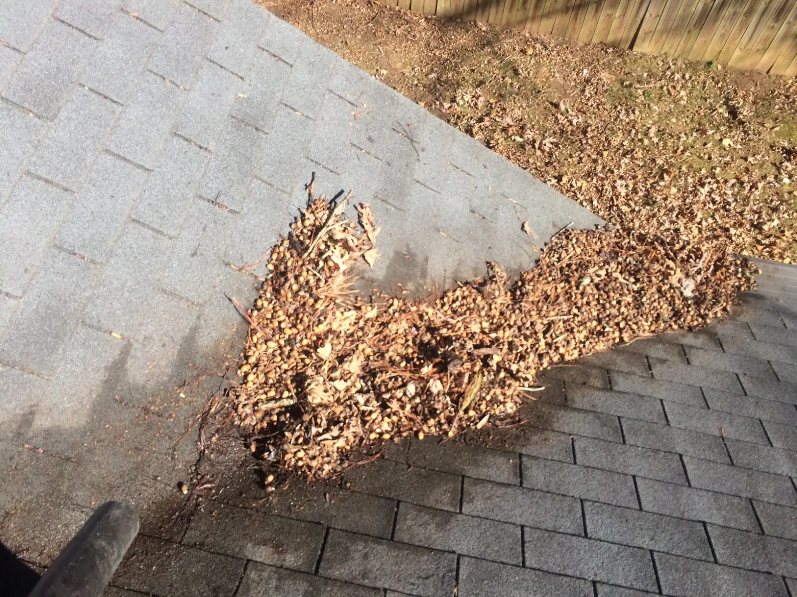 Clearing debris