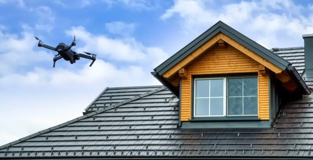 Drone roof inspection