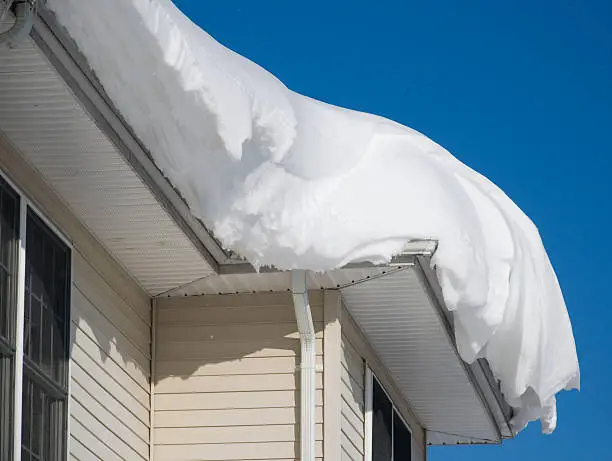 Roof with snow