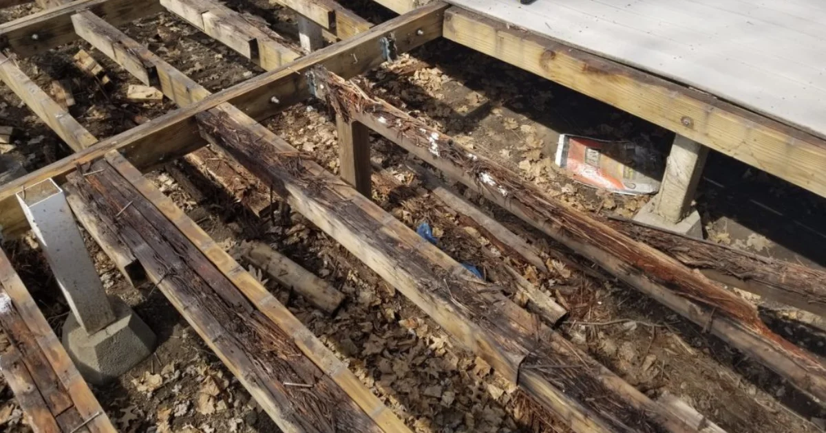 The Pacific Northwest rainy season is incredibly hard on decks. Using pressure treated wood for your deck frame will extend the life of your deck.