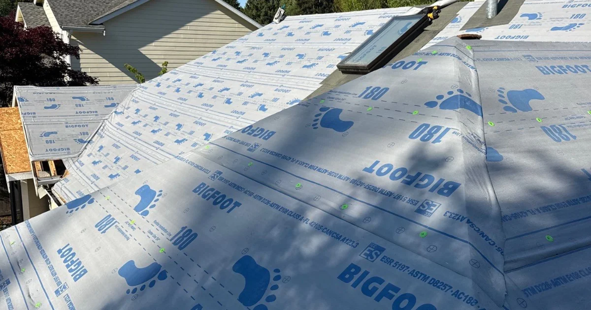 Underlayment to help with water management