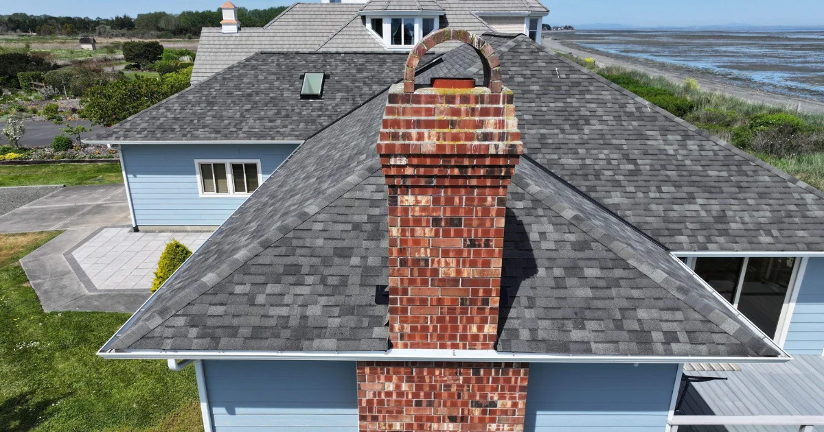 Chimney, area flashing can occur if installed improperly