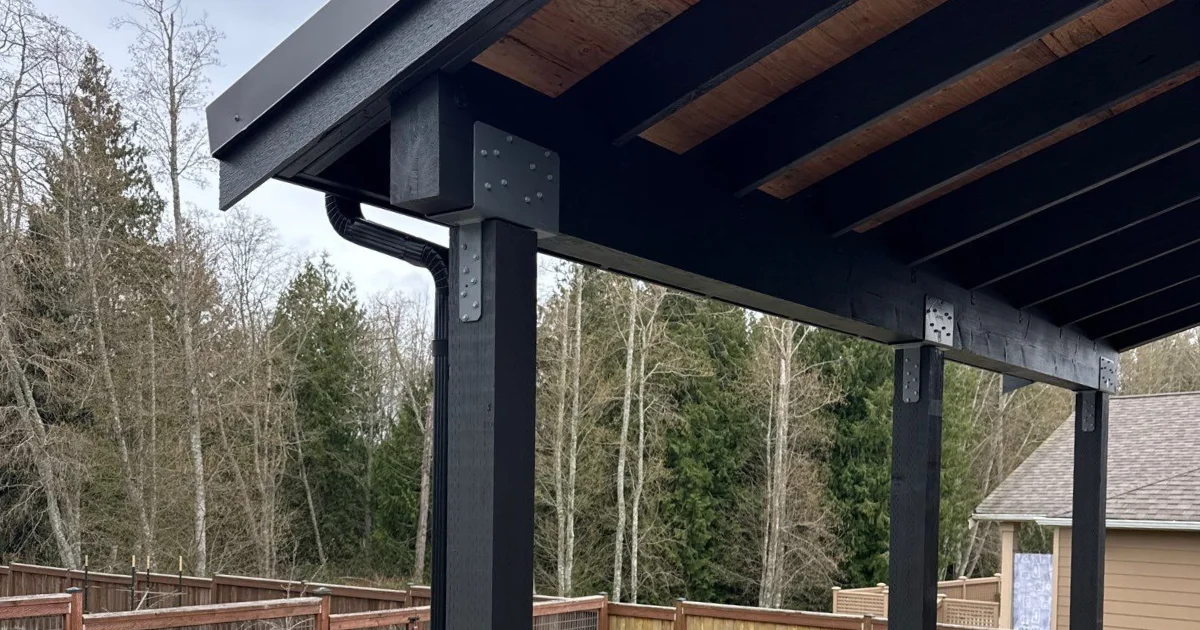 permanent deck covering