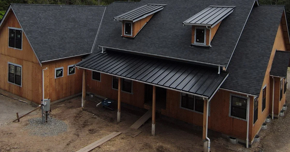 deck covering in PNW home