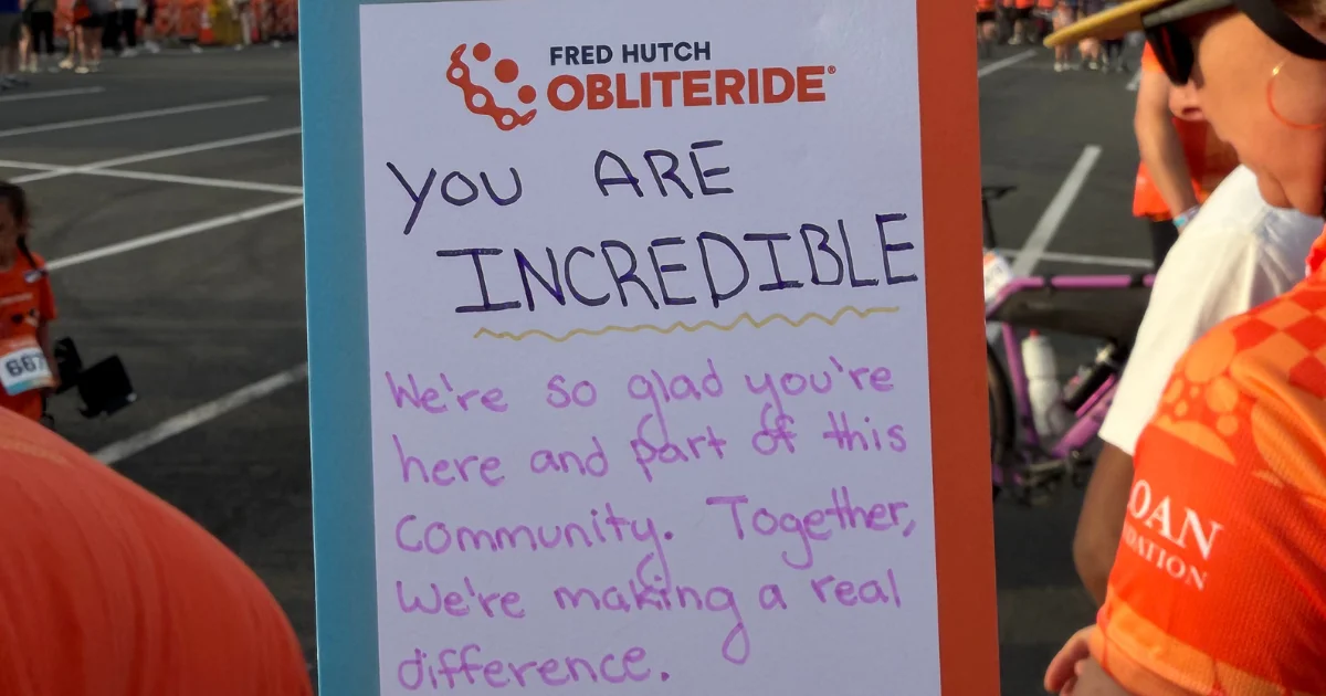 Fred Hutch Obliteride community event