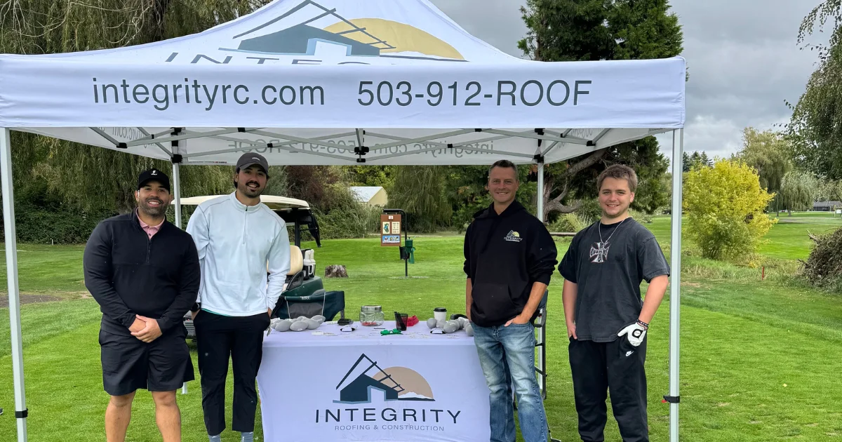 Portland team supporting Sgt. Garrett Thornton as a hole sponsor